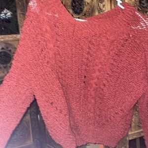 American Eagle Net Boho Style Sweater